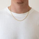 18ct Gold Plated Silver Venetian Box Chain