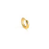 Men's Gold Plated and Silver Huggie Hoops