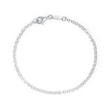Sterling Silver Cable Chain Bracelet