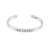 Deep Engraved Open Silver Bangle