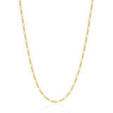 Gold Plated & Sterling Silver Figaro Chain