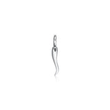 Sterling Silver Small Italian Horn Pendant – Cornicello
