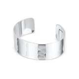 Silver Cuff No.1 - Hammered