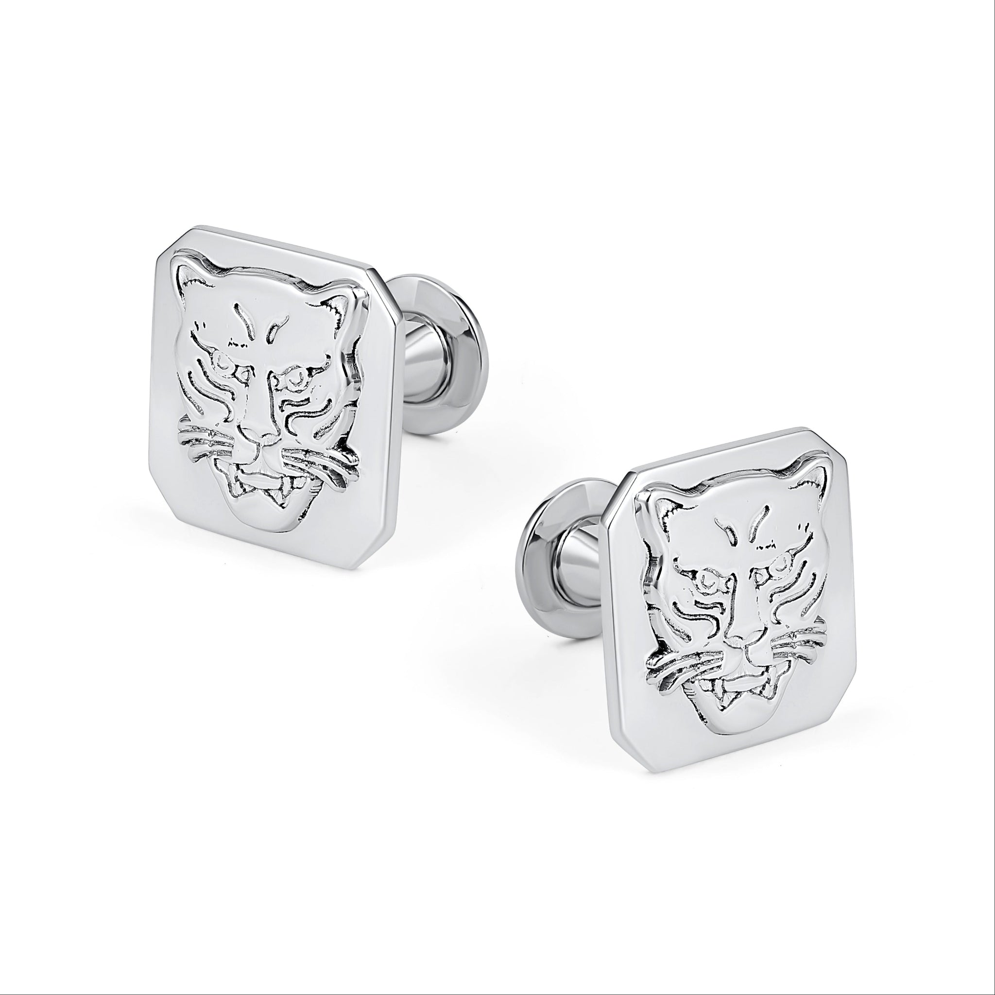 London Leopard Hallmarked Cufflinks
