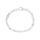 Sterling Silver Paperclip Chain Bracelet