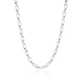 Sterling Silver Paperclip Chain Necklace