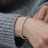 Heavy Silver Box Belcher Chain Bracelet - Albert Clasp
