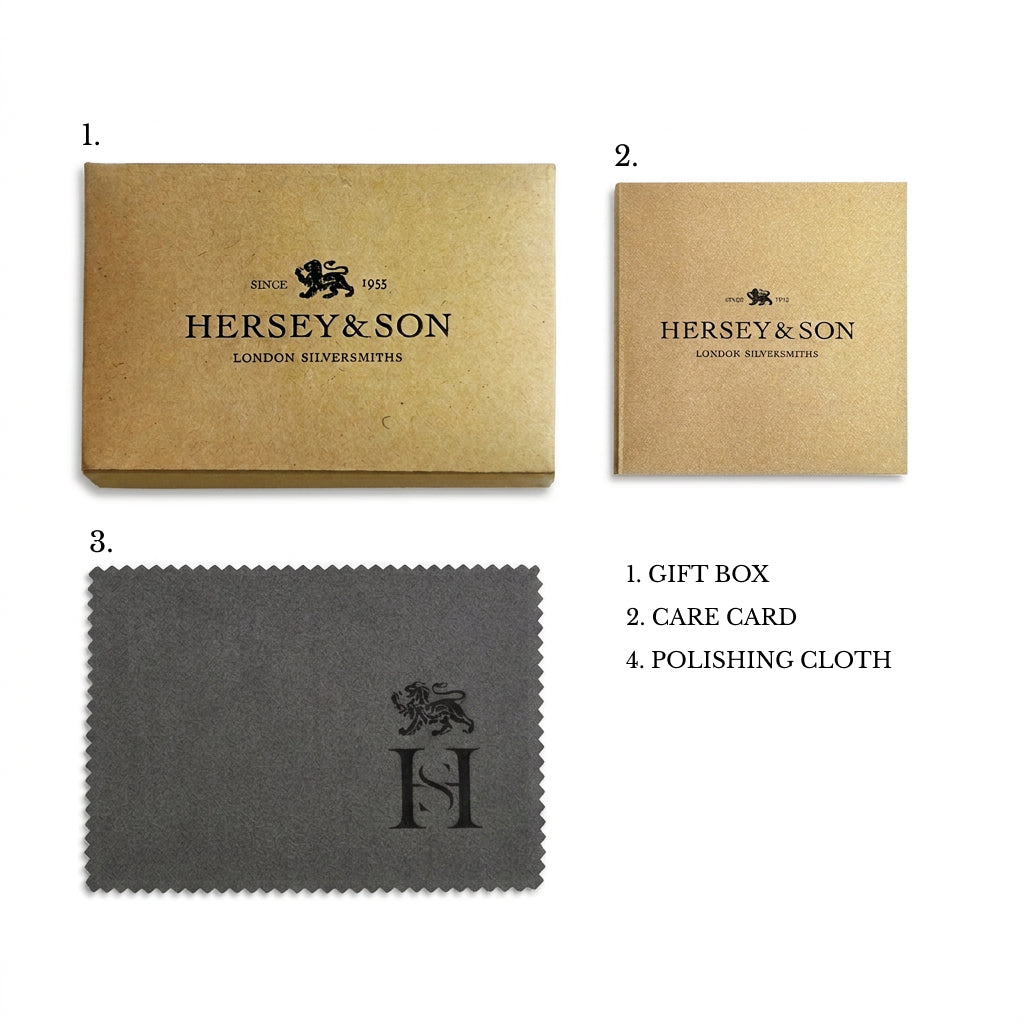 Hersey & Son silver cufflink box