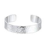 Silver Cuff No.1 - Hammered