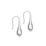 Sterling silver teardrop earrings