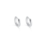 Little Sterling Silver Huggie Hoop Earrings