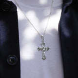 Silver Celtic Crucifix Cross Pendant