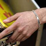 Men's Silver Identity Chain Bracelet