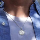 Chunky St Christopher Necklace