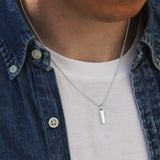 Sterling Silver Bar Necklace