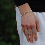 Silver Box Belcher Chain Bracelet - Albert Clasp