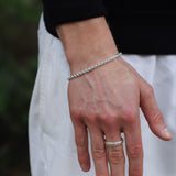 Silver Box Belcher Chain Bracelet - Albert Clasp