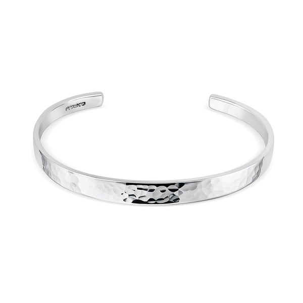 RRL Hammered Sterling Silver Cuff バングル　M RRL Hammered Sterling Silver Cuff バングル Silver Hammered Cuff