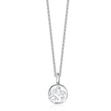 Mini Sterling Silver St Christopher Coin Necklace