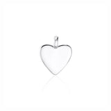 Sterling Silver Perfectly Imperfect Heart Pendant