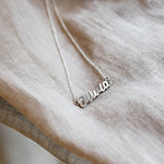 Personalised Sterling Silver Name Necklace - hersey-and-son