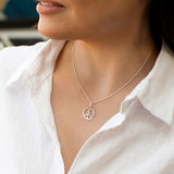 Sterling Silver Peace Necklace