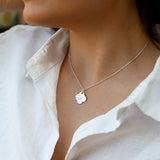 Sterling Silver Quatrefoil Necklace