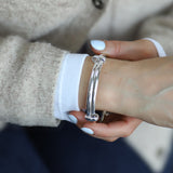 Sterling Silver Expanding Bangle