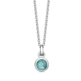 Sterling Silver Birthstone Necklace