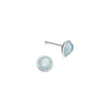 Sterling Silver Birthstone Stud Earrings