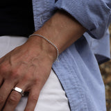Sterling Silver Cable Chain Bracelet