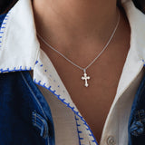 Sterling Silver Corinthian Cross Pendant