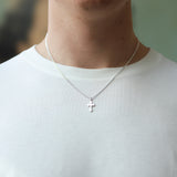 Sterling Silver Corinthian Cross Pendant