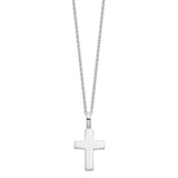 Silver Cross Necklace No.2 - 20mm