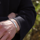 Men's Sterling Silver Cuff No.2 - 6mm Plain