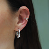 Sterling Silver Double Ear Cuff