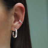 Sterling Silver Single Ear Cuff