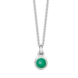 Sterling Silver Birthstone Necklace