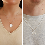 Sterling Silver Fortuna Sixpence Pendant