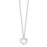 Sterling silver heart pendant