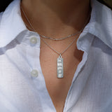 Sterling Silver Slim Figaro Chain Necklace