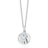 Silver St Christopher Necklace
