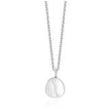 Sterling Silver Molten Pendant