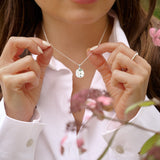 Sterling Silver Molten Pendant