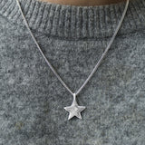 Sterling Silver Perfectly Imperfect Star Necklace