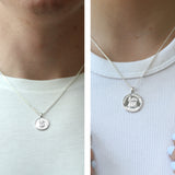 Sterling Silver Fortuna Sixpence Pendant