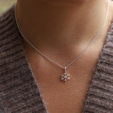 Sterling Silver Snowflake Necklace