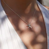 Sterling Silver Swallow Necklace