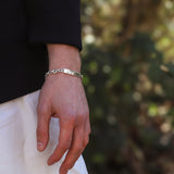 Sterling Silver T-Bar Identity Bracelet