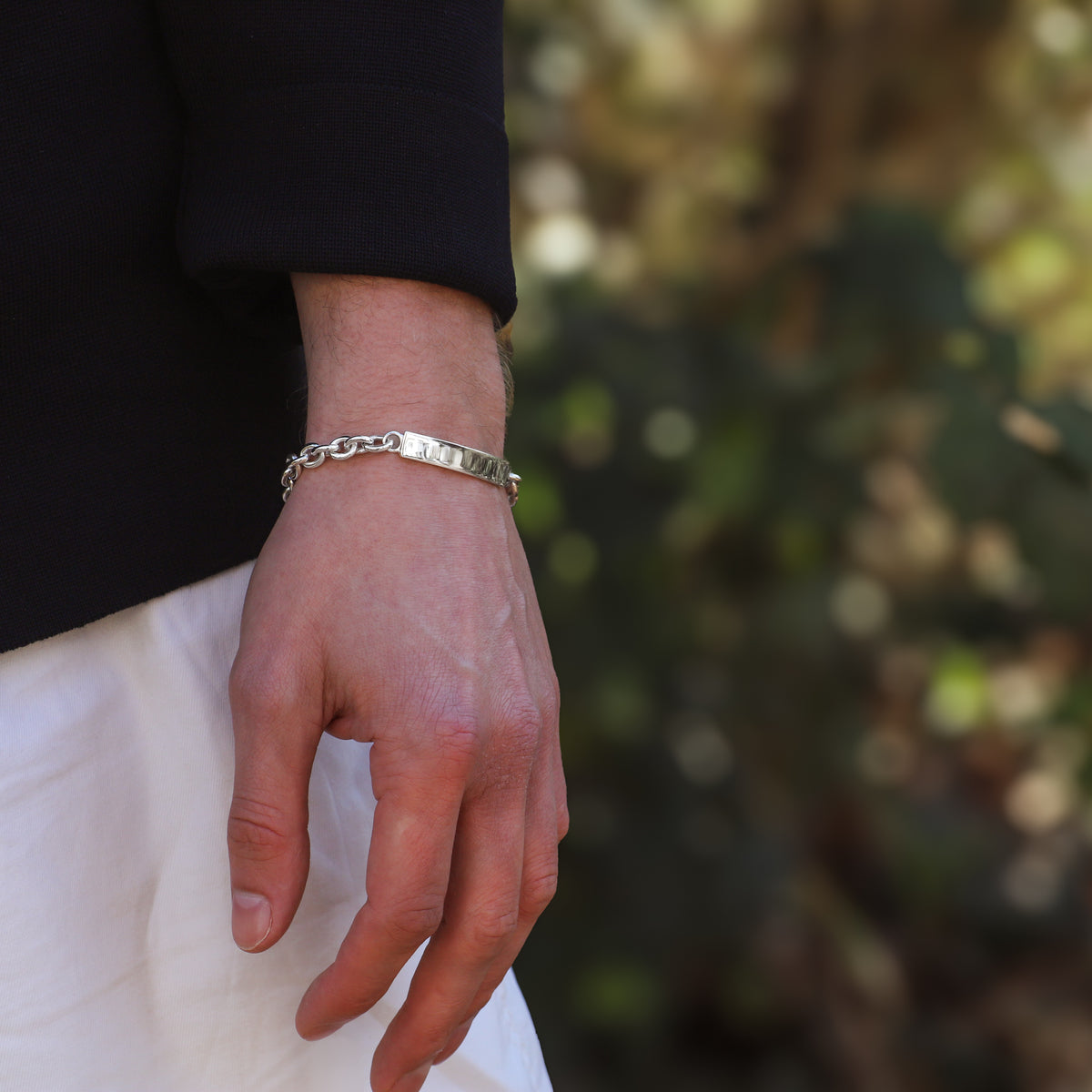 Silver-T-Bar-Identity-Bracelet 